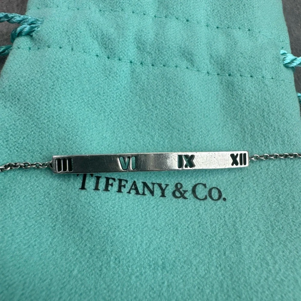 Tiffany & Co Sterling 925 Silver Atlas Bracelet - Picture 7 of 7